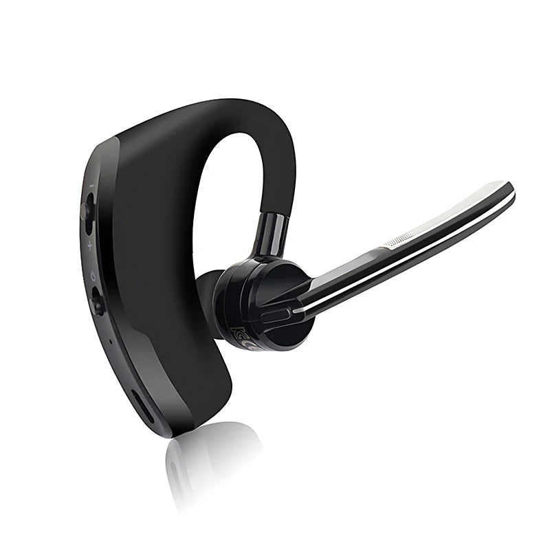 New V8 Wireless Bluetooth Single Earphone With HD Mic Stereo Headset, Handsfree Call Business Headphone For Sports Driving Travel