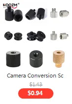 1/4" 3/8" Male Female Thread Screw, Tripod Plate Screw Mount For Camera Flash Tripod Mic, Metal Camera Accessories Mount Adapter