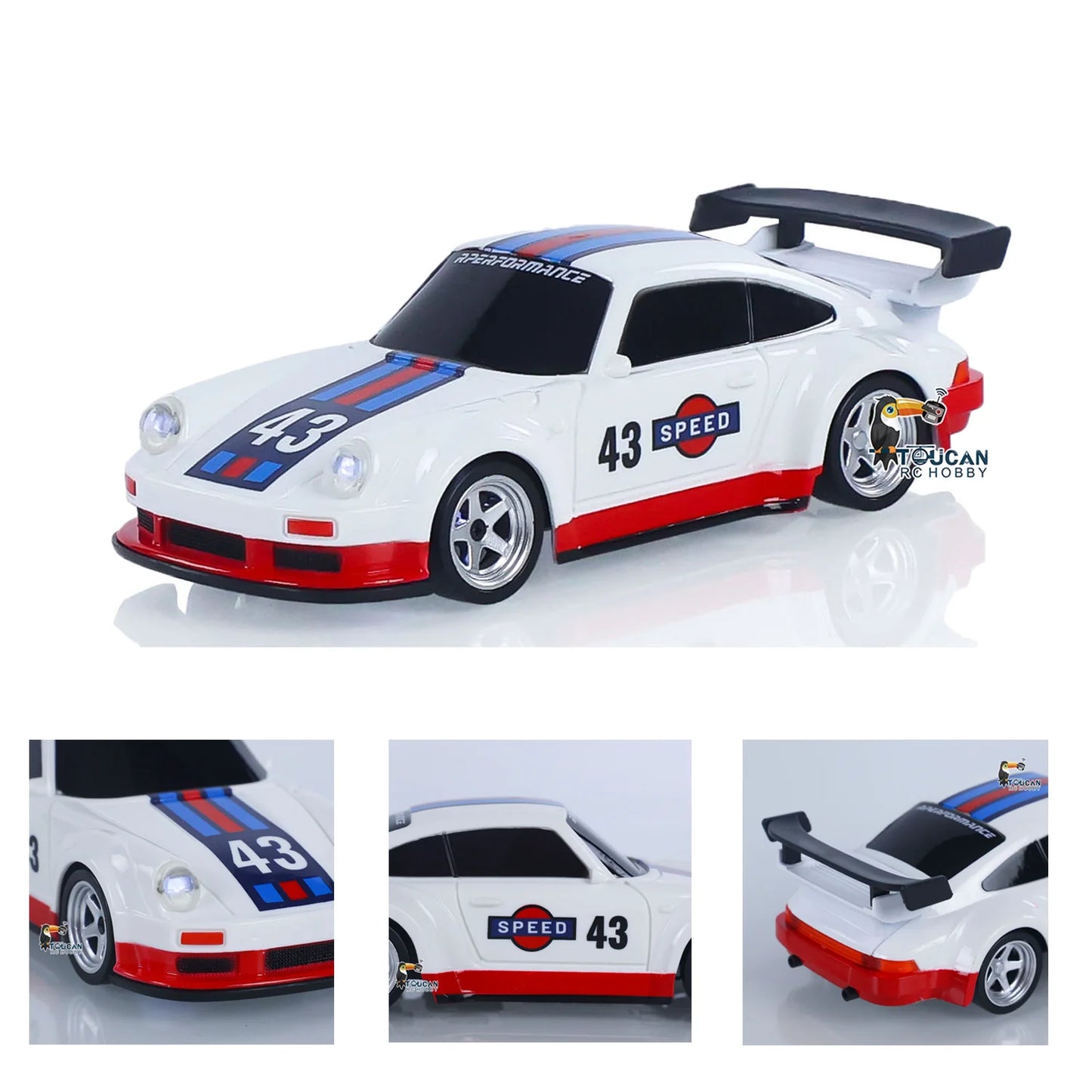 New RC Drift Car, Upgraded Gyro 1/43 Racing RTR 4WD Four-wheel Drive High Speed Radio Control Model 2.4g, Drift Race Car Mini Gift