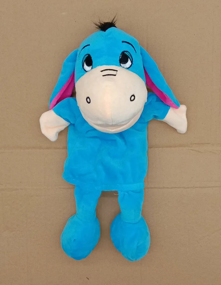 Cartoon Animal Hand Puppet Parent-child Game Doll, 35cm, Stuffed Gaming Doll, Lion Elephant Pig Appease Toys, Birthday Gifts For Children