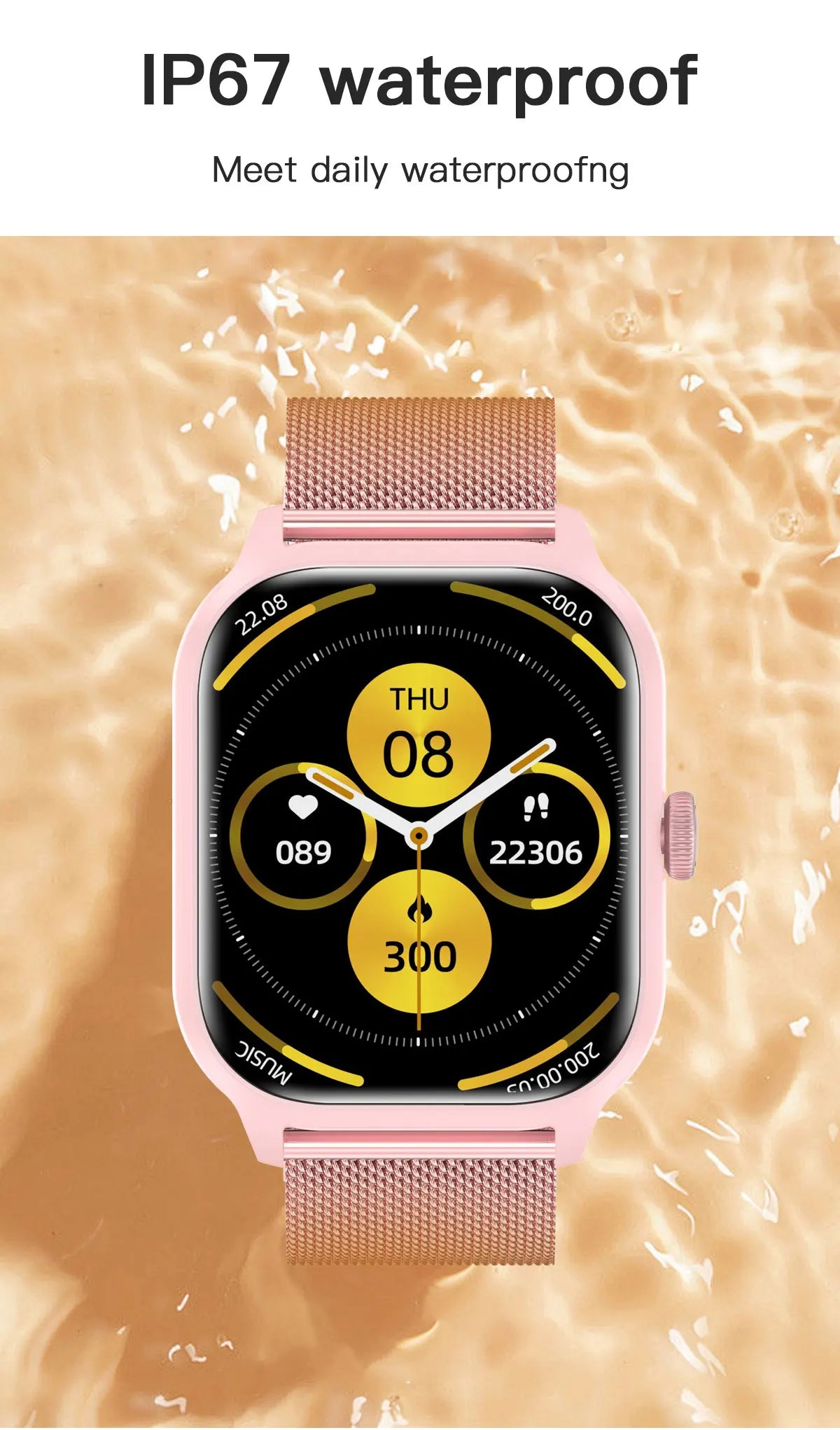 Smart Watch, Android Gift, Bluetooth Call Smartwatch, Touch Dial, Music, Fitness Tracker, Sports Watches, LEMFO LT10
