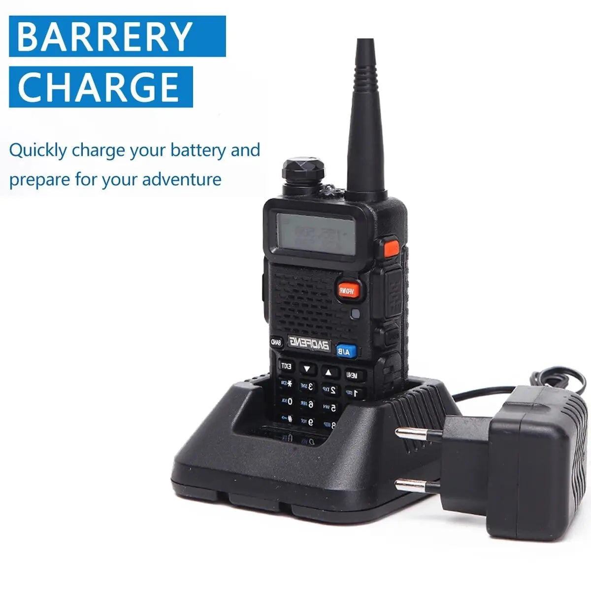 Walkie Talkie, UV 5R 5W 8W Dual Band Ham Two Way Radio, Vhf Uhf FM Radio, Handheld Transceiver, Hunting 16KM, BAOFENG
