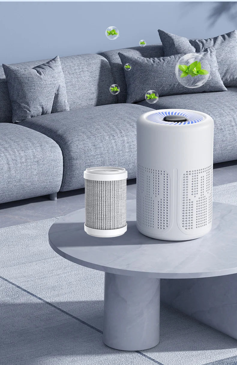 Mini Desktop Air Purifier, HEPA Filter With Negative Ion Technology Eliminates Formaldehyde Odors Smoke And Dust Particles, Xiaomi