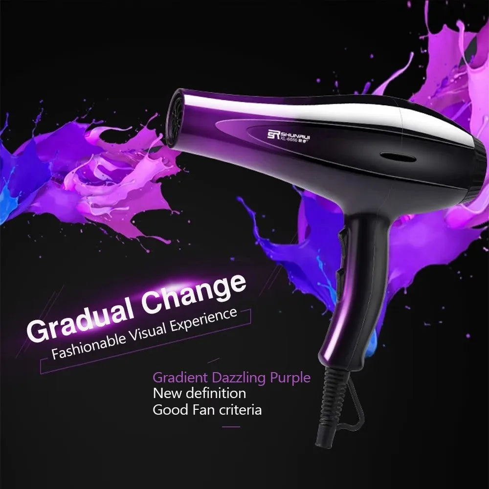 High-Power Ionic Hair Dryer, Fast Heating and Hot/Cold 9 Gears Adjustment Home Professional Hair dryer, Blow Dryer with Accessories