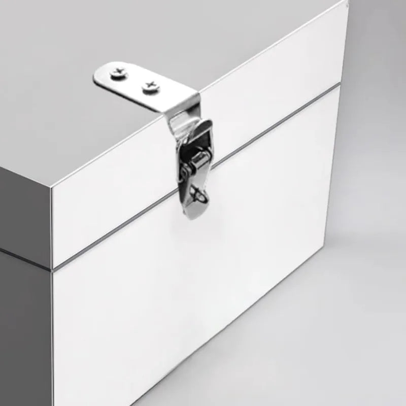 90° Duck-mouth Buckle Lock, Wooden Boxes, Hardware Closure Hasps, Snap Lock Clamp Quick Release Latch for Suitcase Drawers Cabinet