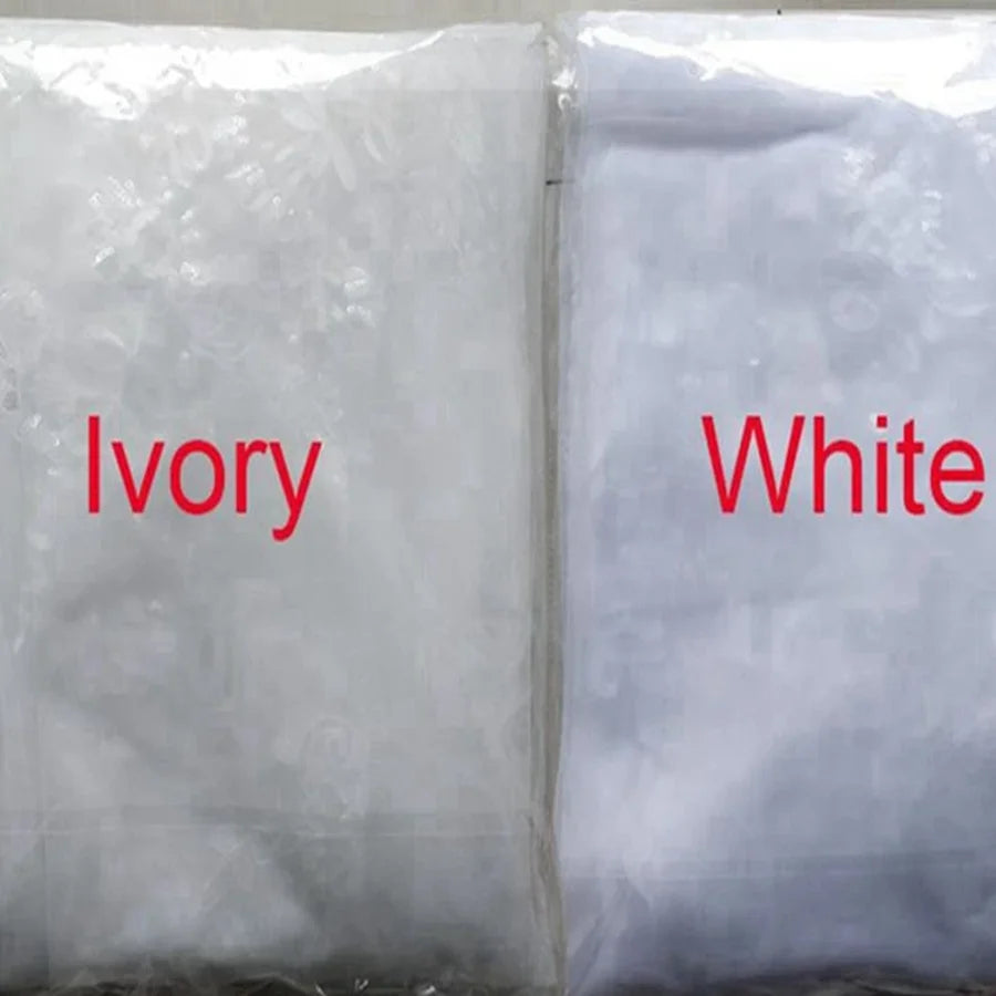 Wedding Veil Lace Edge Long Luxurious Bridal Veil, Applique Sequins White/Ivory Veil With Comb, Cathedral One-Layer 3M/4M/5M