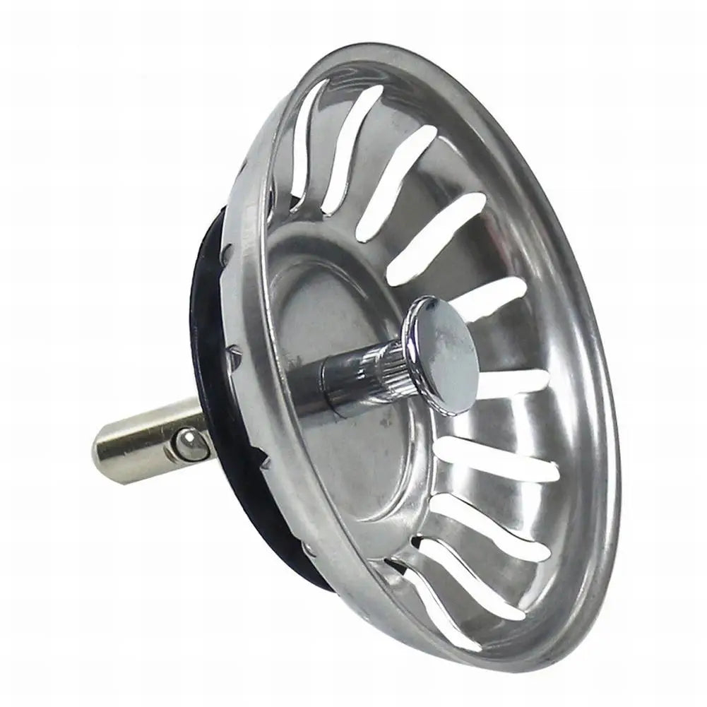 1Pc, Strainer, Premium Stainless Steel Replacement Kitchen Sink Strainer, Waste Drain Plug, 80mm, Basin Drain Stopper, Leach Basket