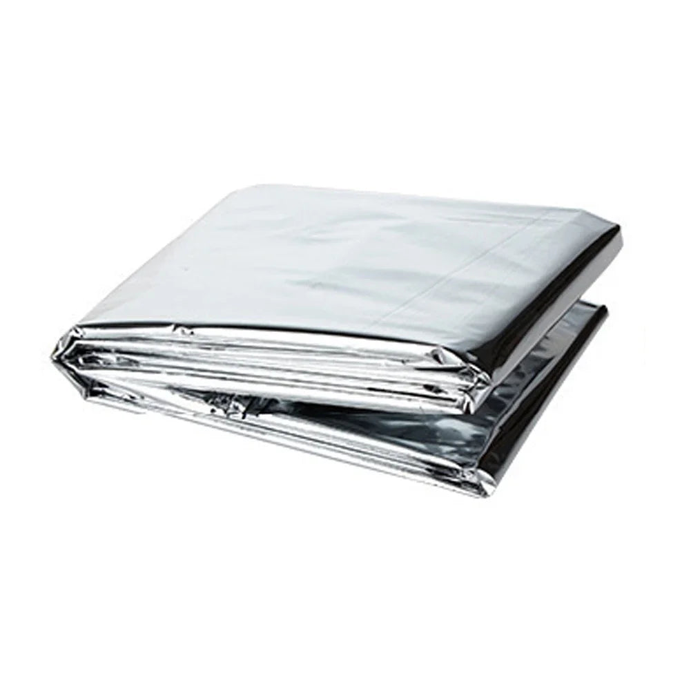 1/2/10Pcs, Emergency Blanket, Outdoor Survival First Aid, Military Rescue Kit, Windproof Waterproof Foil, Thermal Blanket for Camping