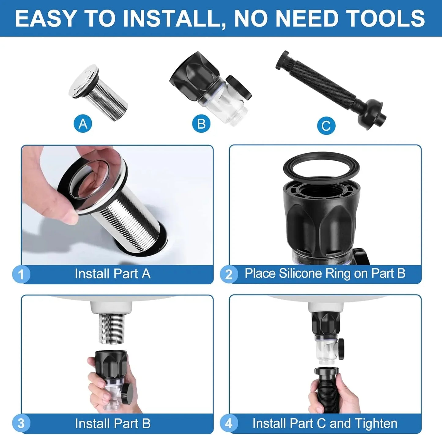 Universal Bathroom Washbasin Anti Blockage Drain Pipe Flexible Stretchable Deodorant Strainer Pipeline Accessories