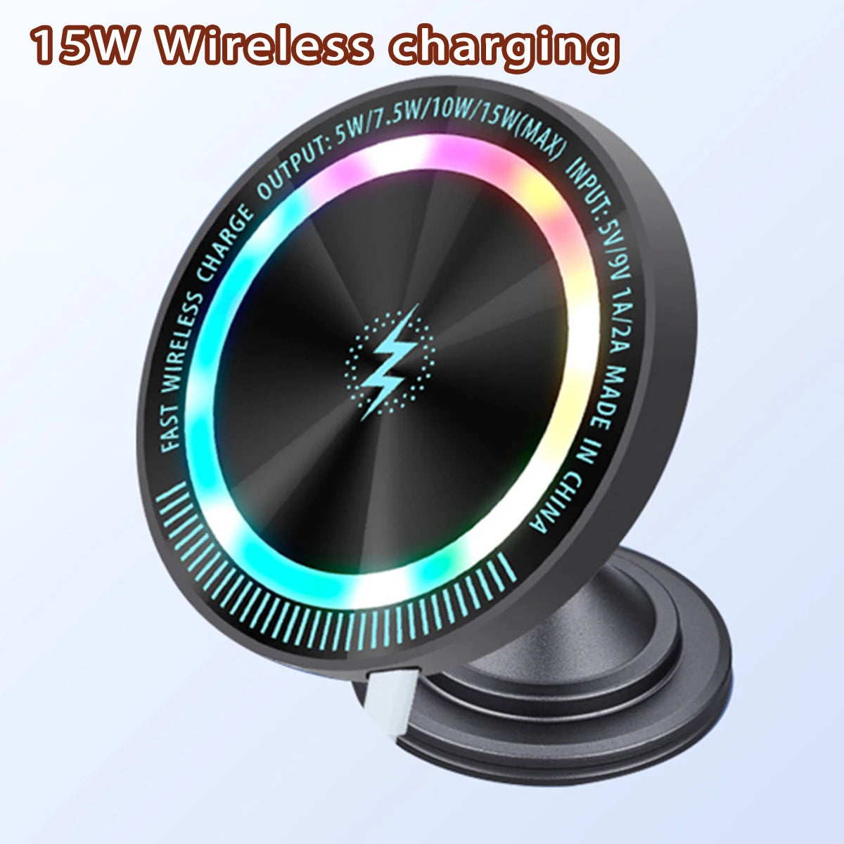 Magnetic Car Phone Holder, 15W wireless charge Vent Magsafe Ring Car MountFit for iPhone 14 13 12 Pro Plus, Mini MagSafe Case