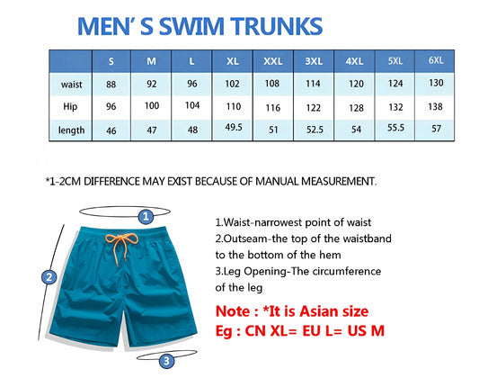 Men's Hawaiian 3D Gradient Palm Tree Pattern Beach Shorts Quick Dry Outdoor Leisure Sports Shorts Fashion Men's Shorts