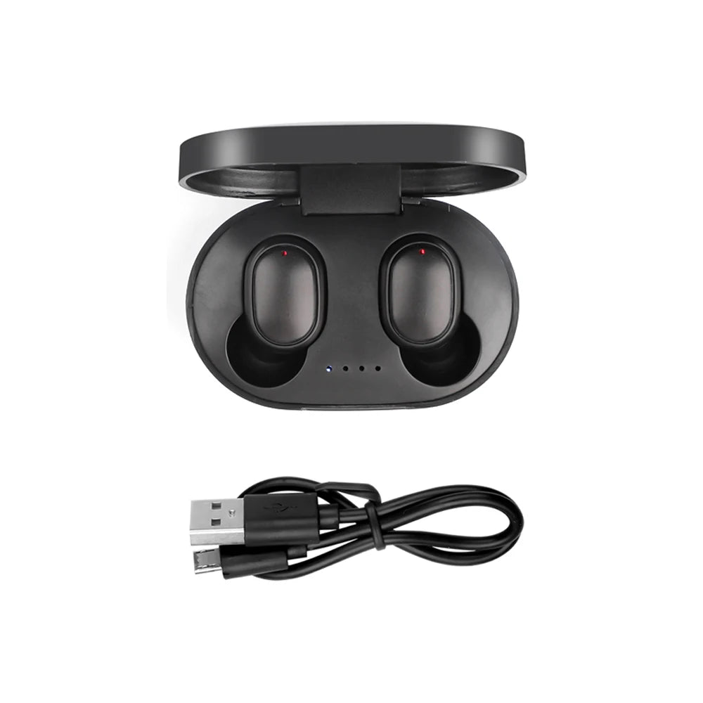 TWS A6S Bluetooth Earphones, Wireless Headset, IPX5 Waterproof Deep Bass Earbuds, True Wireless Stereo Headphones, Sport Earphones