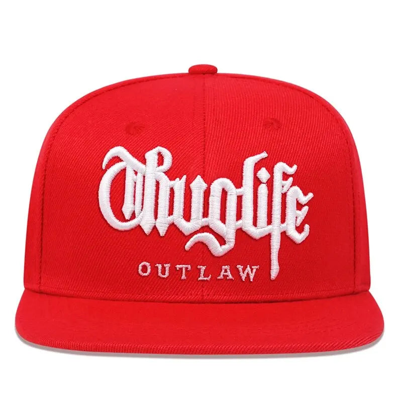 1 Pcs, Fashion Fastball CAP, Thuglife Embroidery Hiphop Baseball Cap, Snapback Hat, Adult Outdoor Casual Sun, Casual Bone Adjustable