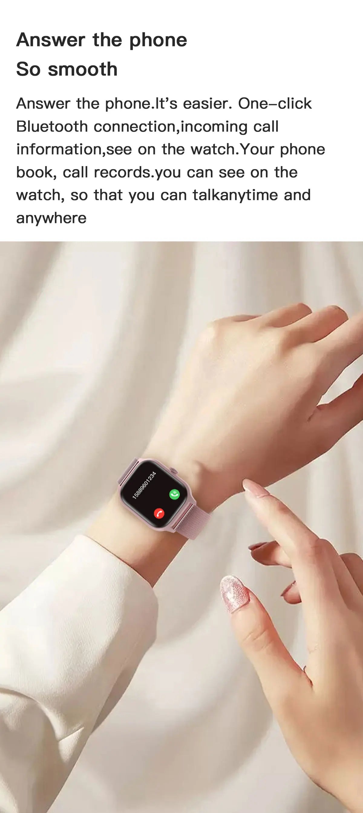 Smart Watch, Android Gift, Bluetooth Call Smartwatch, Touch Dial, Music, Fitness Tracker, Sports Watches, LEMFO LT10