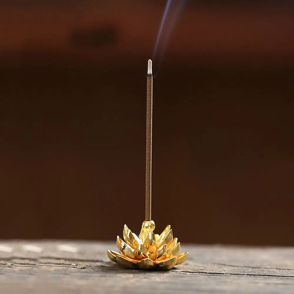Brass Incense Burner Holder For Incense, Stick Coil Bottle Gourd Shaped Copper Incense Holder, Copper Censer
