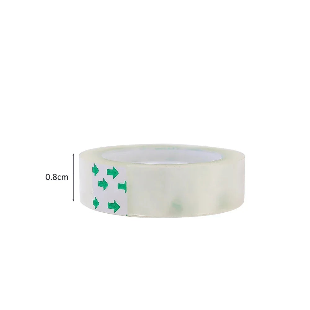 10/5/1 Rolls, Premium Transparent Tape, 0.8cm 1.2cm 1.8cm, Multifuntion High-viscosity Adhesive Tape for Gift Wrapping Packing