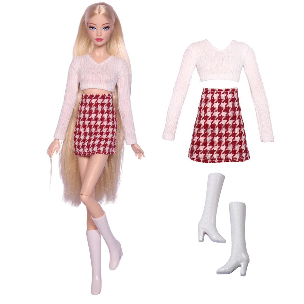Doll Outfits For 11.5 Inch Doll, Doll Shoes, Princess 1/6 Doll Clothes, Dolls Accessories For BJD Doll Dress, DIY Gift Toy  JJ, NK