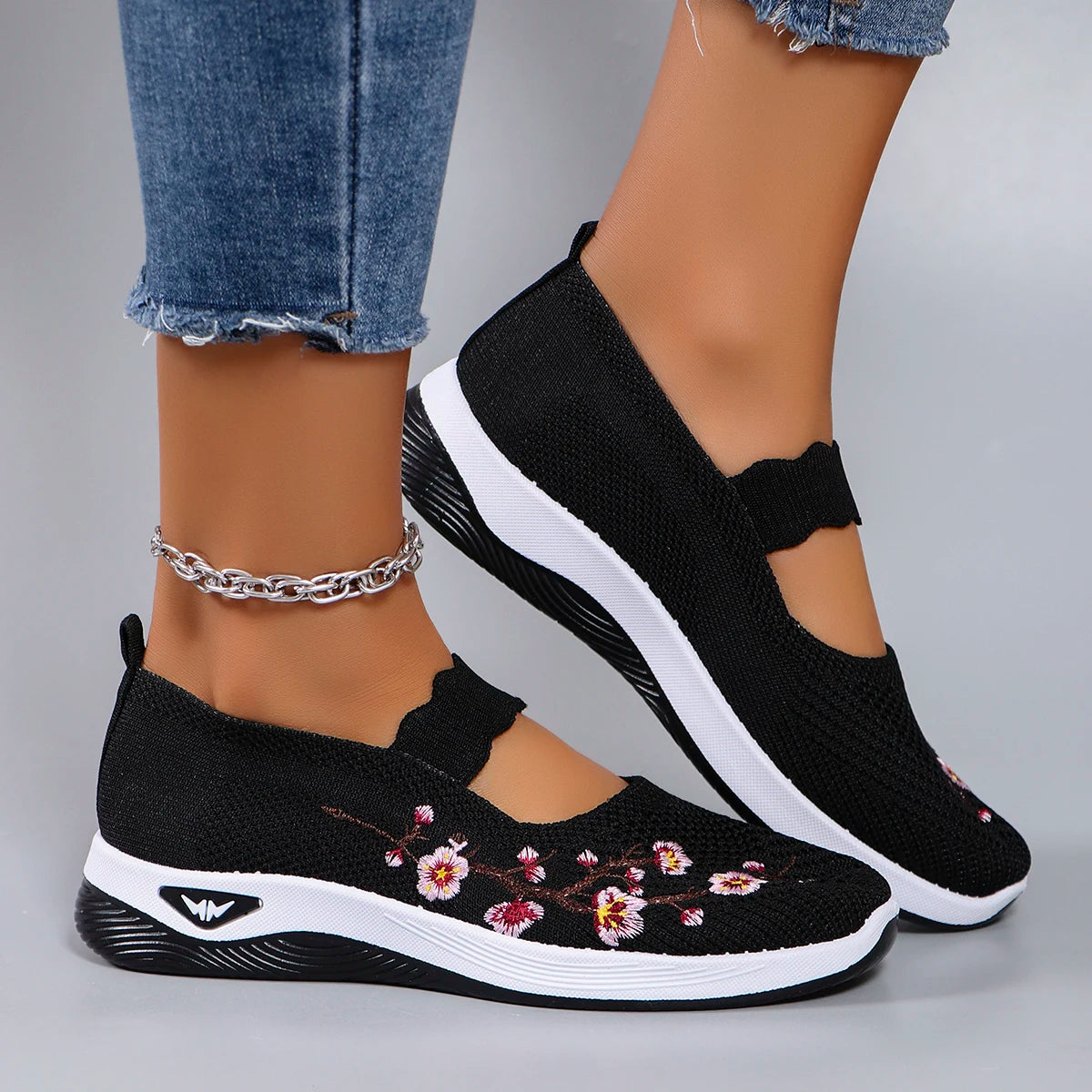Women's summer breathable mesh flat shoes, women's shoes, casual sports shoes, clearance free shipping