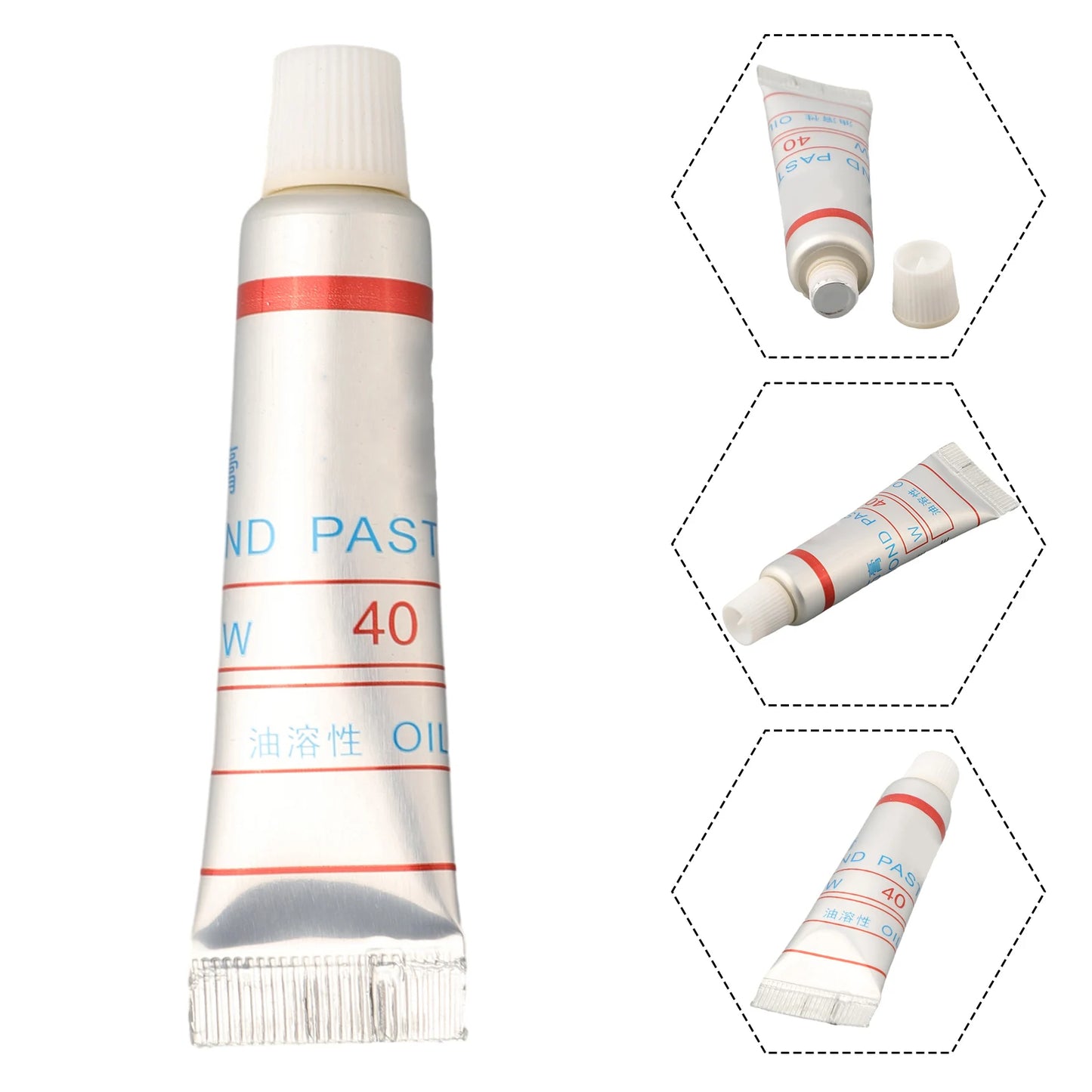 1Pc, Diamond Abrasive Paste Powder, 320-10000 Grit Cream-Oily For Jade Jewelry Glass Metal Ceramic, Grinding Metal, Polishing Cream