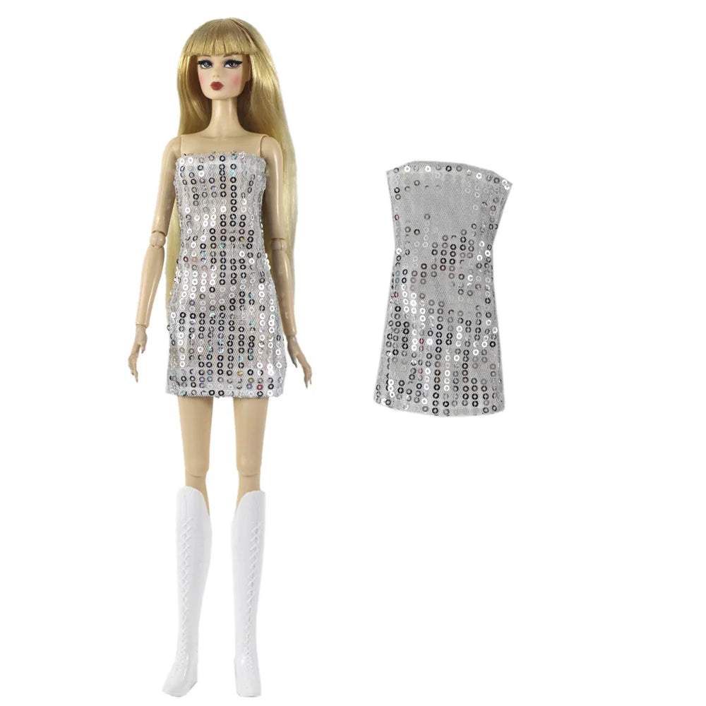 Doll Outfits For 11.5 Inch Doll, Doll Shoes, Princess 1/6 Doll Clothes, Dolls Accessories For BJD Doll Dress, DIY Gift Toy  JJ, NK
