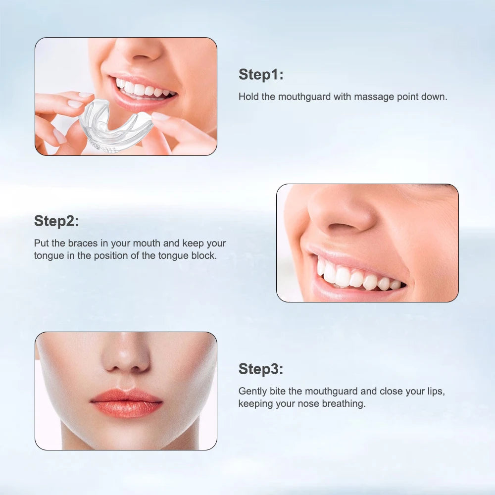 Dental Accessories, 3 Stages Dental Braces, Teeth Trainer, Alignment Mouthpiece, Tooth Orthodontic Brace Straightener For Adults