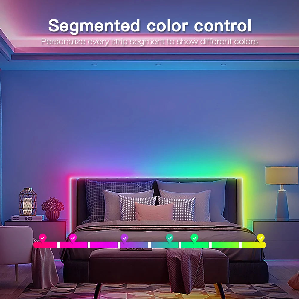 WLED LED Controller, ESP32, Mic Music UART RGB IC Digital Lights Addressable String Lighting, GLEDOPTO