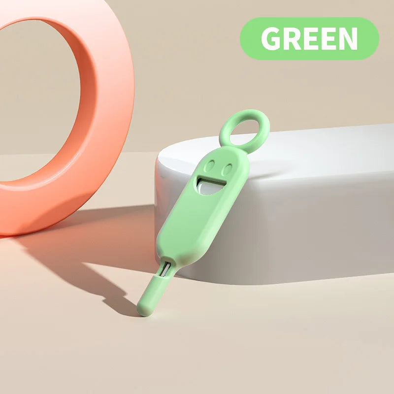 2 IN 1 SIM Card Removal Needle Pin with Protector Holder, Anti-Lost Phone SIM Cards Storage Case, Tray Ejector Needle Opener