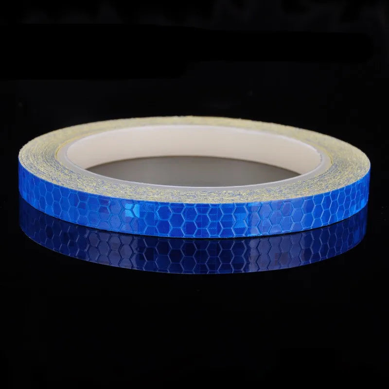 Safety Warning Stickers for Night Riding-Walking-Car-Helmet, Waterproof High Visibility Reflector Tape, Reflective Stickers, 1cmx8m