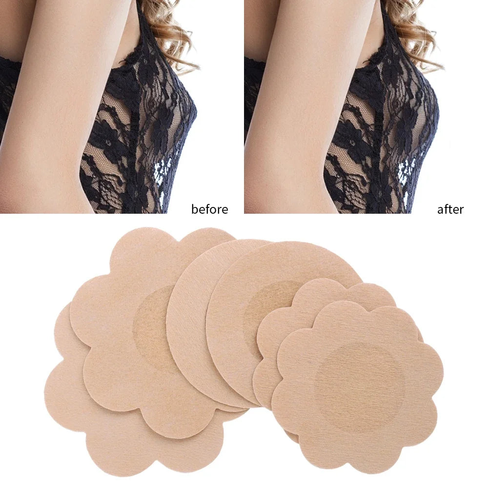 10-200Pcs, Nipple Cover Stickers, Women Breast Lift Tape Pasties, Invisible Self-Adhesive Disposable Bra Padding, Chest Paste Patch