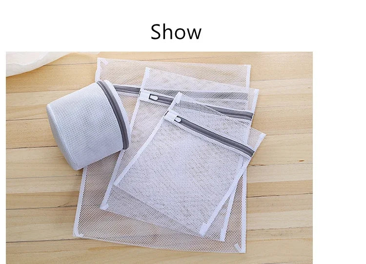 Fine Net Laundry Bag, Clothing Care Washing Machines Dirty Laundry Basket, Travel Shoes Mesh Bags, Woman Bra Clothes Organizer