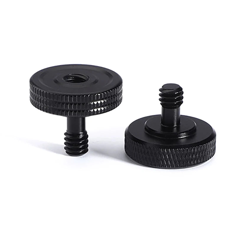 1/4" 3/8" Male Female Thread Screw, Tripod Plate Screw Mount For Camera Flash Tripod Mic, Metal Camera Accessories Mount Adapter