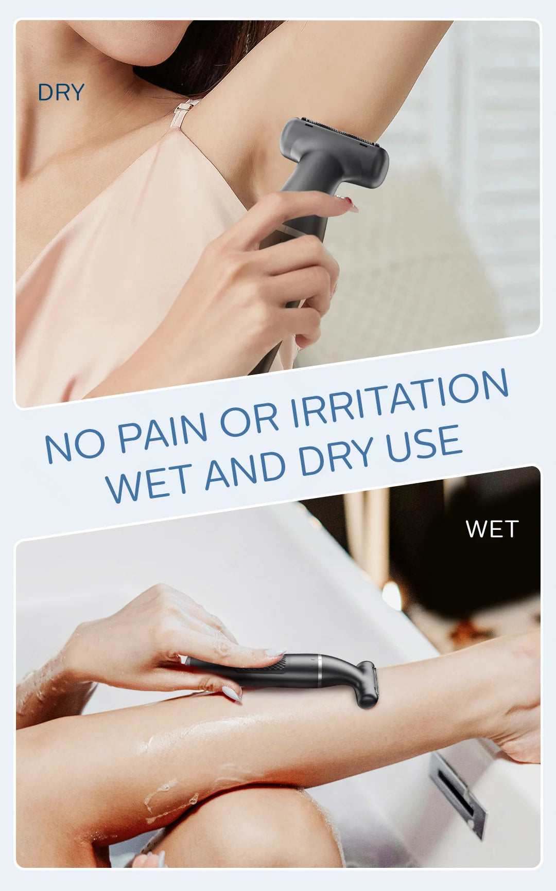 Electric Shaver, Professional Wet and Dry Use Razor Hair Trimmer, Portable Foil Shaver, Reciprocating Shaving Machine Women Men, ENCHEN A1