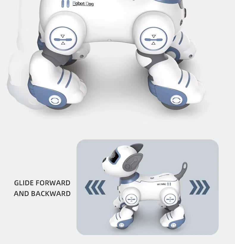 Intelligent Robot Dog, Remote Control Electronic Sing Dance Follow, Smart Interactive Stunt Music Toy, Programmable Puppy, Kid Gift