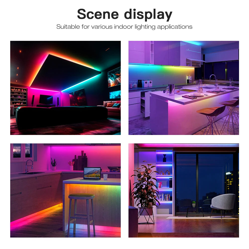 WLED LED Controller, ESP32, Mic Music UART RGB IC Digital Lights Addressable String Lighting, GLEDOPTO