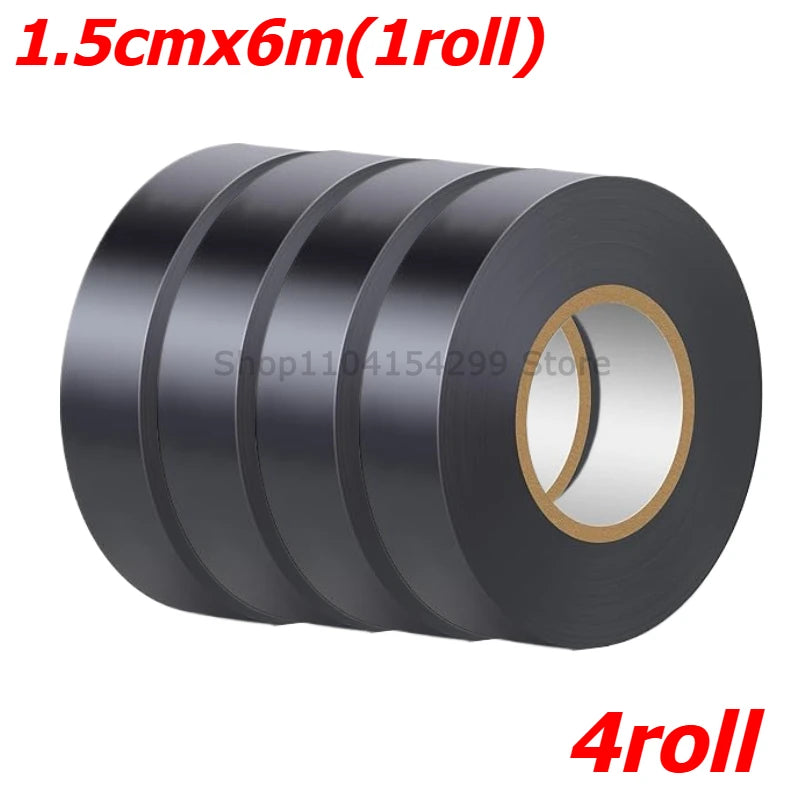 High-temperature Insulation Tape Resistant Black Flame Retardant Electrical Tape Insulating Adhesive for Industrial Household