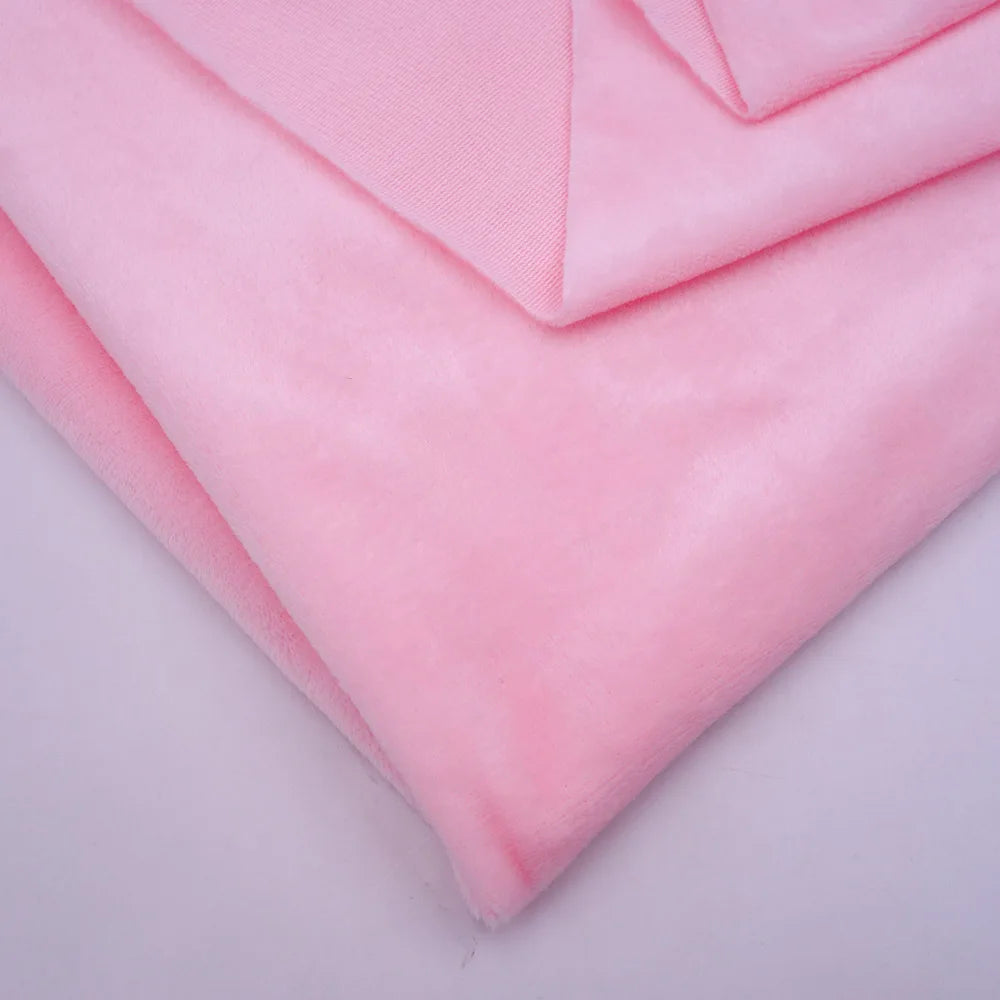 160CM/63Inch Wide Minky Fabric Super Soft Plush Fabric Dolls Fabric And Soft Flannel Fabric For DIY Toys,Sold By The Meter