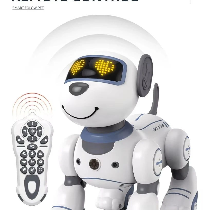 Intelligent Robot Dog, Remote Control Electronic Sing Dance Follow, Smart Interactive Stunt Music Toy, Programmable Puppy, Kid Gift