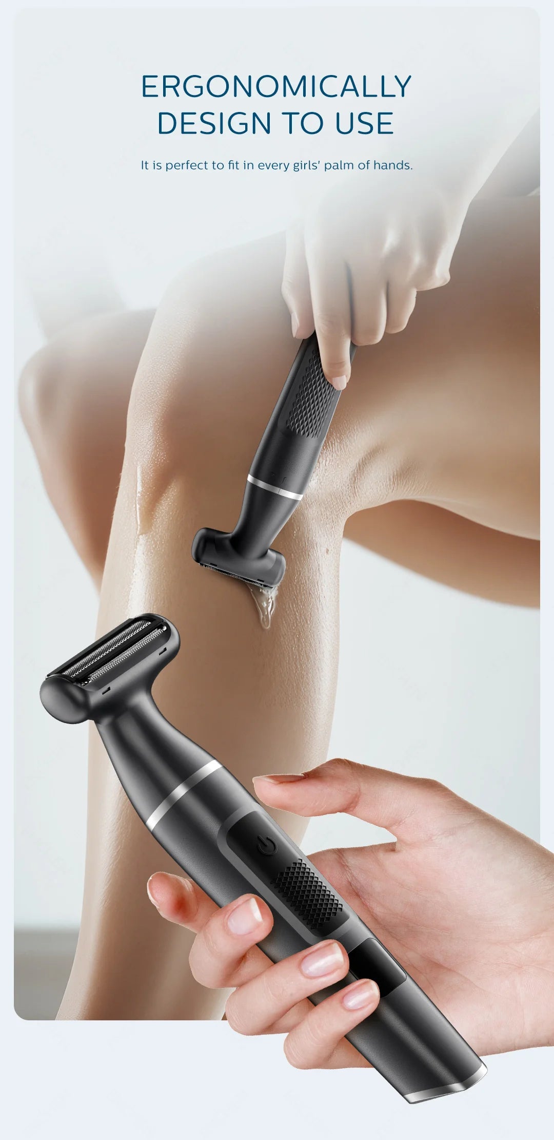 Electric Shaver, Professional Wet and Dry Use Razor Hair Trimmer, Portable Foil Shaver, Reciprocating Shaving Machine Women Men, ENCHEN A1