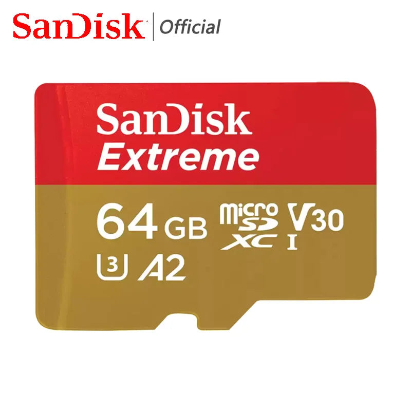 Sandisk Ultra Micro SD Card, 128gb 256gb, U3 4K V30 A2 Class 10 UHS-1 flash card, 512GB 64GB 1TB, microSD/TF Card For Phone camera