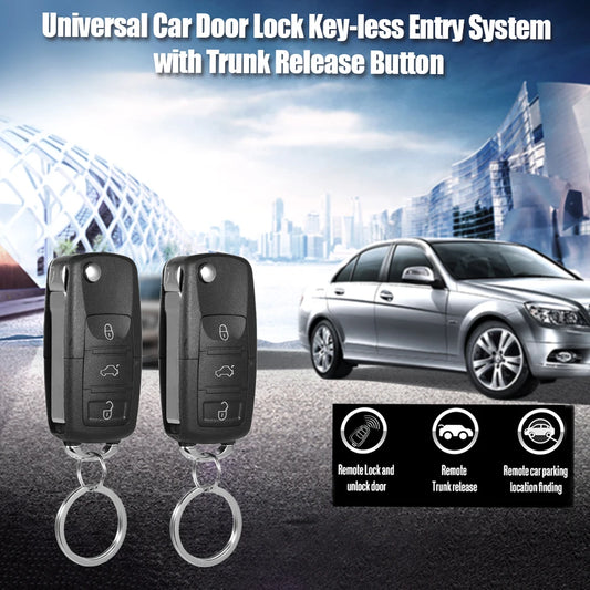 Sistema universal de cierre centralizado con control remoto para el maletero del coche, kit de cierre centralizado sin llave, accesorios para coche