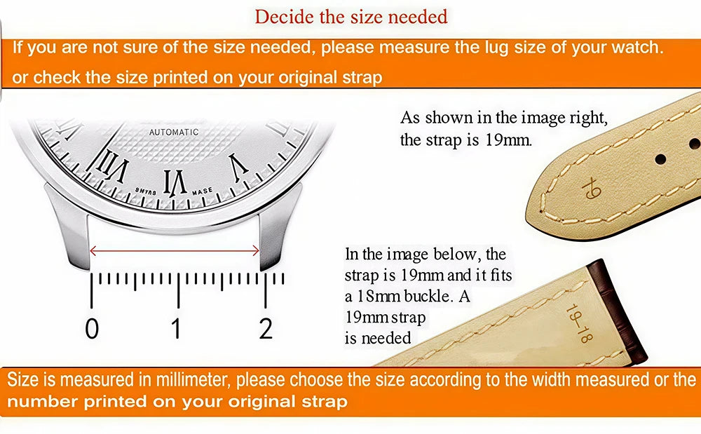 Soft Genuine Leather Smart Watch Band, 18 20 22 24mm, Women Men, Cowhide Strap, Quick Release Watchband