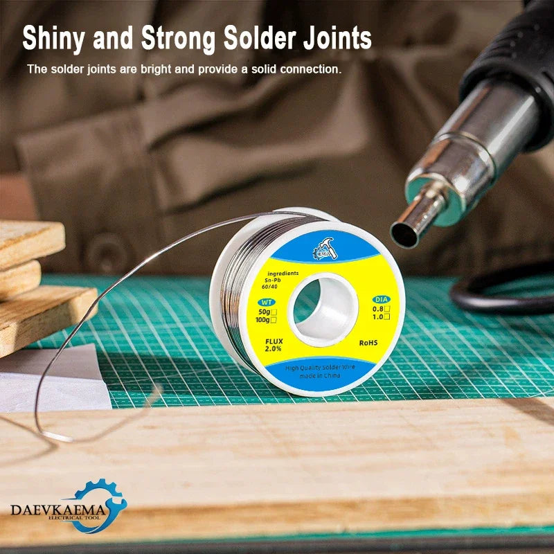 EMA Quality Welding TIN Wire, 60/40 0.8mm 1.0mm, Soldering, Solder Wire Tin Flux For Soldering Welding, Solder Wire