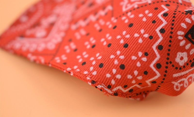 Pet Triangle Scarf, Cat Dog Saliva Towel, Printed Pets Dog Collar, Adjustable Strap, Kitten Puppy Saliva Neckerchief, Pet Supplies