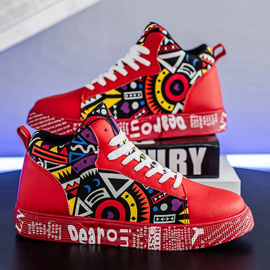 Men Casual Shoes Classic Flat Breathable Sneakers 48 Plus Size Shoes Male Tennis Sneakers Red Black Shoes Travel Footwear