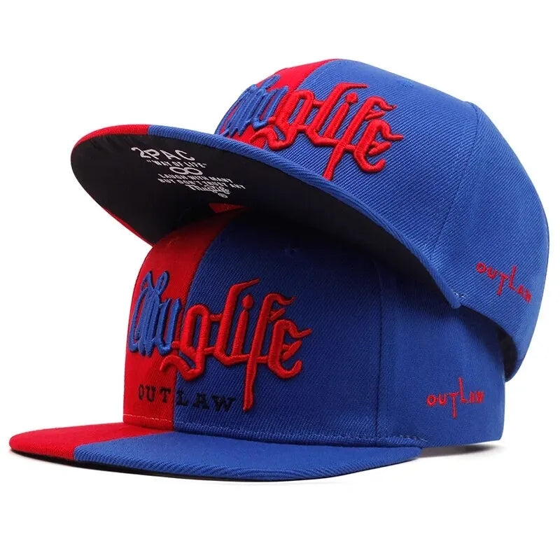 1 Pcs, Fashion Fastball CAP, Thuglife Embroidery Hiphop Baseball Cap, Snapback Hat, Adult Outdoor Casual Sun, Casual Bone Adjustable