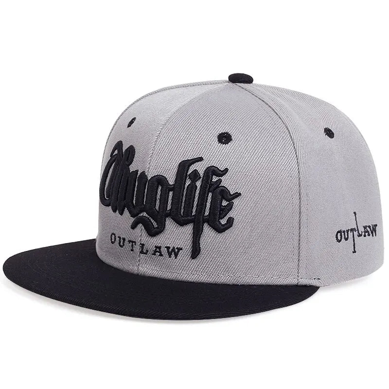 1 Pcs, Fashion Fastball CAP, Thuglife Embroidery Hiphop Baseball Cap, Snapback Hat, Adult Outdoor Casual Sun, Casual Bone Adjustable