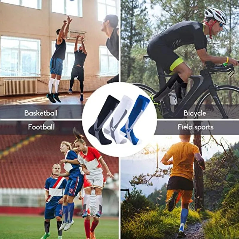 1Pair, Compression Socks, Sport Socks, Medical Nursing Stockings, Prevent Varicose Veins Socks, Pregnancy Nursing Athletic Soccer SOX