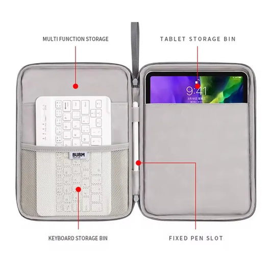Funda de tableta para iPad Pro 12.9 11 13 pulgadas, bolsa para iPad 10.ª 9.ª 8.ª 7.ª generación Air 5 4 3 2021 2022, bolsa impermeable para tableta