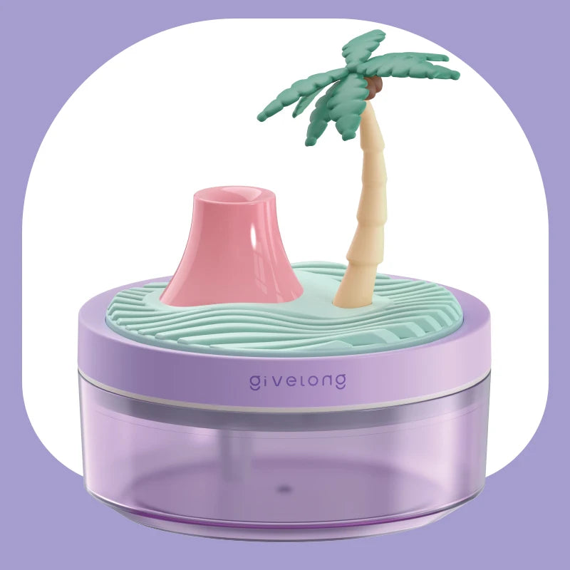 Landscape Air Humidifier, Small Spray Hydration Household Silent Bedroom Desktop Car USB Aromatherapy Humidifiers, Diffuser