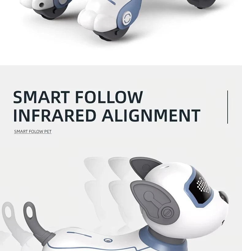 Intelligent Robot Dog, Remote Control Electronic Sing Dance Follow, Smart Interactive Stunt Music Toy, Programmable Puppy, Kid Gift